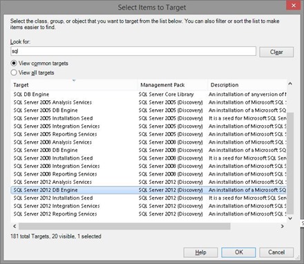 Create Unit Monitor in SCOM - SQL DB Engine