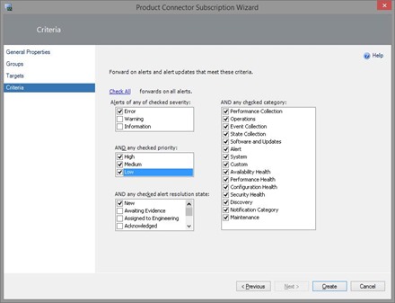 SCSM SCOM Internal Connector